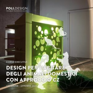 Arredare la casa in funzione del benessere degli animali domestici. Save the Dogs patrocina il nuovo corso del POLI.design di Milano.